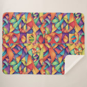 サイケデリック海 シェルパブランケット (正面(横))