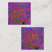 サイケデリック溝状マゼンタレトロ液スワール 紹介カード (正面/裏面)