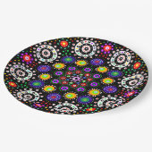 サイケデリック点曼荼羅 ペーパープレート (アングル)