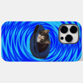 サイケデリック猫 Case-Mate iPhoneケース (裏面 (横))