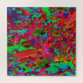 サイケデリック生花 ジグソーパズル (横)