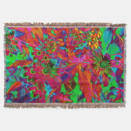 サイケデリック生花 スローブランケット