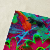 サイケデリック生花 ビーチタオル (インサイチュ)