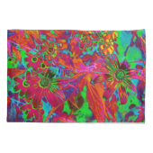 サイケデリック生花 枕カバー (裏面)