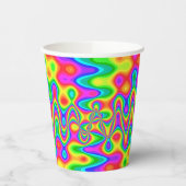 サイケデリック紙カップ 紙コップ (左)