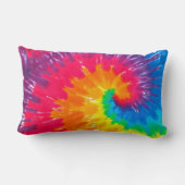 サイケデリック絞り染め ランバークッション (裏面)