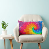 サイケデリック絞り染め ランバークッション (椅子)