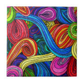 サイケデリック線 タイル (正面)