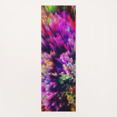 サイケデリック色数々の抽象芸術海 ヨガマット (正面)
