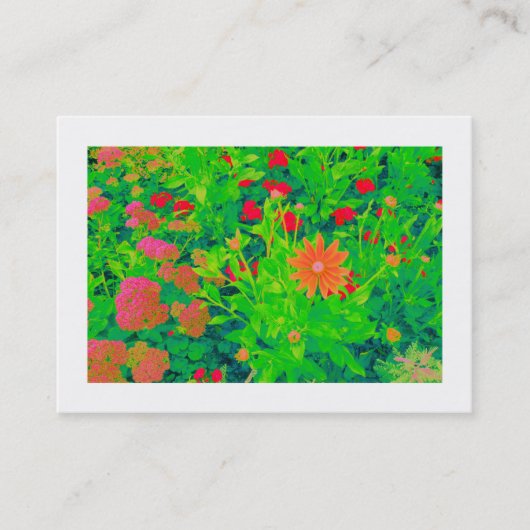 サイケデリック花縁ど床 名刺 (正面)