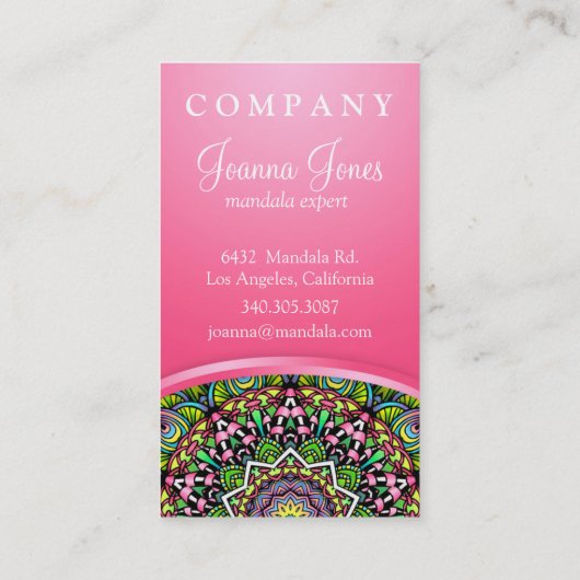 サイケデリック葉 名刺 (裏面)