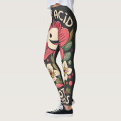 サイケデリック調和：愛を超え縁どる レギンス (左)