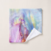 サイケデリック配色 バスタオルセット (ウォッシュタオル)