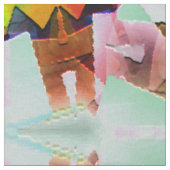 サイケデリック鋸刃… ファブリック (クローズアップ)