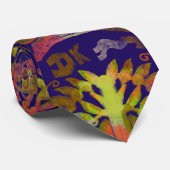 サイケデリック鏡対称抽象芸術アート ネクタイ (ロール)