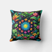 サイケデリック開花 クッション (裏面)