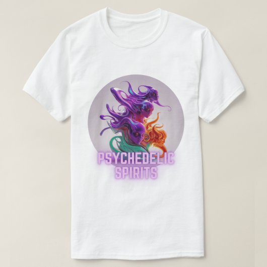 サイケデリック霊 – 超現実的な魂 Tシャツ (デザイン正面)