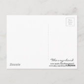 サイケデリック（ばちゃばちゃ）跳ねる |レインボーカラフル抽象芸術 ポストカード (裏面)