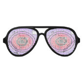 サイケデリック アビエーターサングラス (正面)