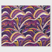 サイケデリック アブストラクト スワール ギフト 忙しいママへ ラッピングペーパー (フラット)