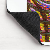 サイケデリック・イースター・カレイドスコープ・アートプリント マウスパッド (コーナー)