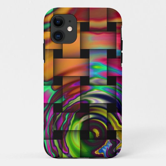 サイケデリック・ウィーブ iPhone 5 カバー (裏面)
