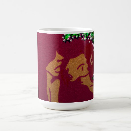 サイケデリック・クリスマスの愛 コーヒーマグカップ (中央)