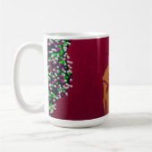 サイケデリック・クリスマスの愛 コーヒーマグカップ (左)