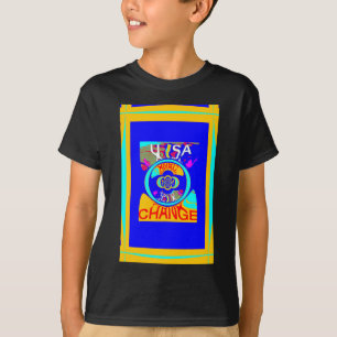 サイケデリック・グルーブ:ポップアート・アブストラクト・エネルギー Tシャツ