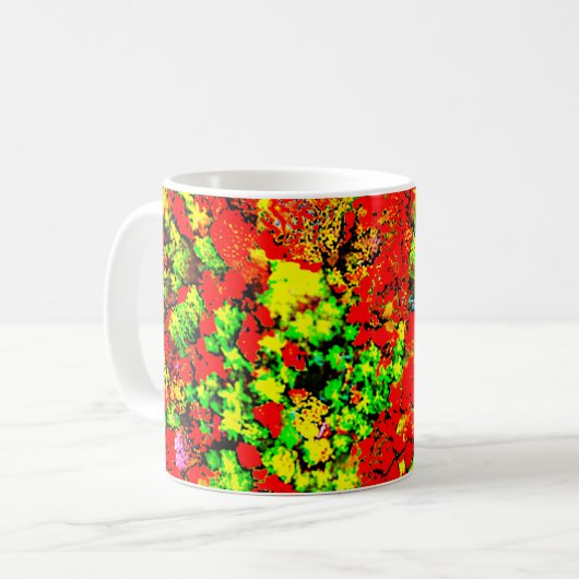 サイケデリック コーヒー コーヒーマグカップ (正面左)
