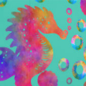 サイケデリック シー ホース 壁紙 (縫い目)