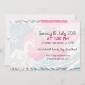 サイケデリック バブルガム 久がわサーファーねこ 招待状 (裏面)