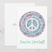 サイケデリック・ピース 招待状 (正面/裏面)