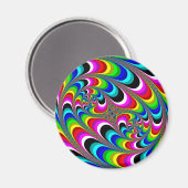 サイケデリック – フラクタル マグネット (正面/裏面)