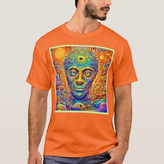 サイケデリック・マインド・アート Tシャツ (正面)
