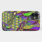 サイケデリック・マーディグラ・フェザーマスク Case-Mate iPhoneケース (裏面(横))