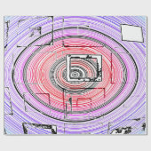 サイケデリック ラッピングペーパー (フラット)