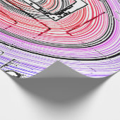 サイケデリック ラッピングペーパー (角)