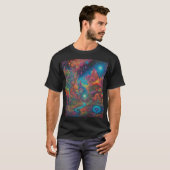 サイケデリック ランドスケープ  Tシャツ (正面フル)