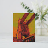 サイケデリック ロンドン ブリッジ ポストカード (スタンド正面)