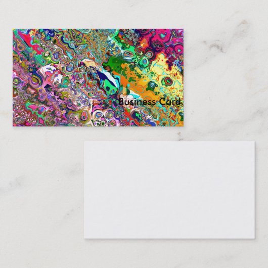 サイケデリック 名刺 (正面/裏面)