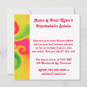 サイケデリック 招待状 (裏面)