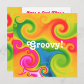 サイケデリック 招待状 (正面/裏面)