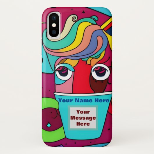 サイケデリック Case-Mate iPhoneケース (裏面)