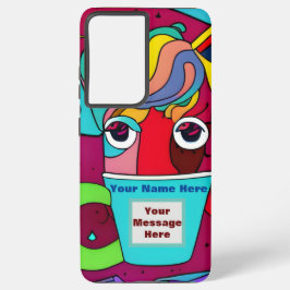 サイケデリック SAMSUNG GALAXY S21 ULTRAケース