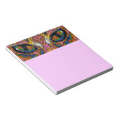 サイケデリックCat Eyesメモ帳 ノートパッド (アングル)