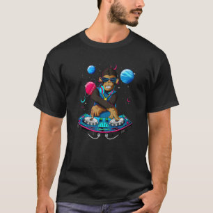 サイケデリックChimpanzee DJ EDM Raver Trance Music F Tシャツ