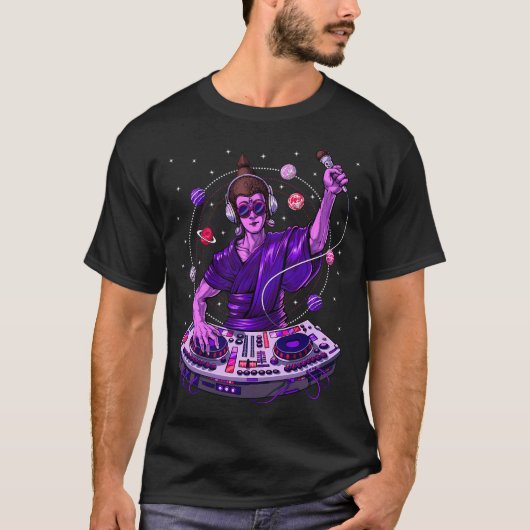 サイケデリックDJ仏 Tシャツ (正面)