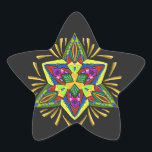 サイケデリックFlash ～Christmas～ステッカー 星シール<br><div class="desc">最高の栄光！何世紀も前に明るく輝いた光があった…飾ホリデーカードだ！</div>