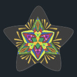 サイケデリックFlash ～Christmas～ステッカー 星シール<br><div class="desc">最高の栄光！何世紀も前に明るく輝いた光があった…飾ホリデーカードだ！</div>